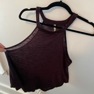Dark purple Flowy Tank